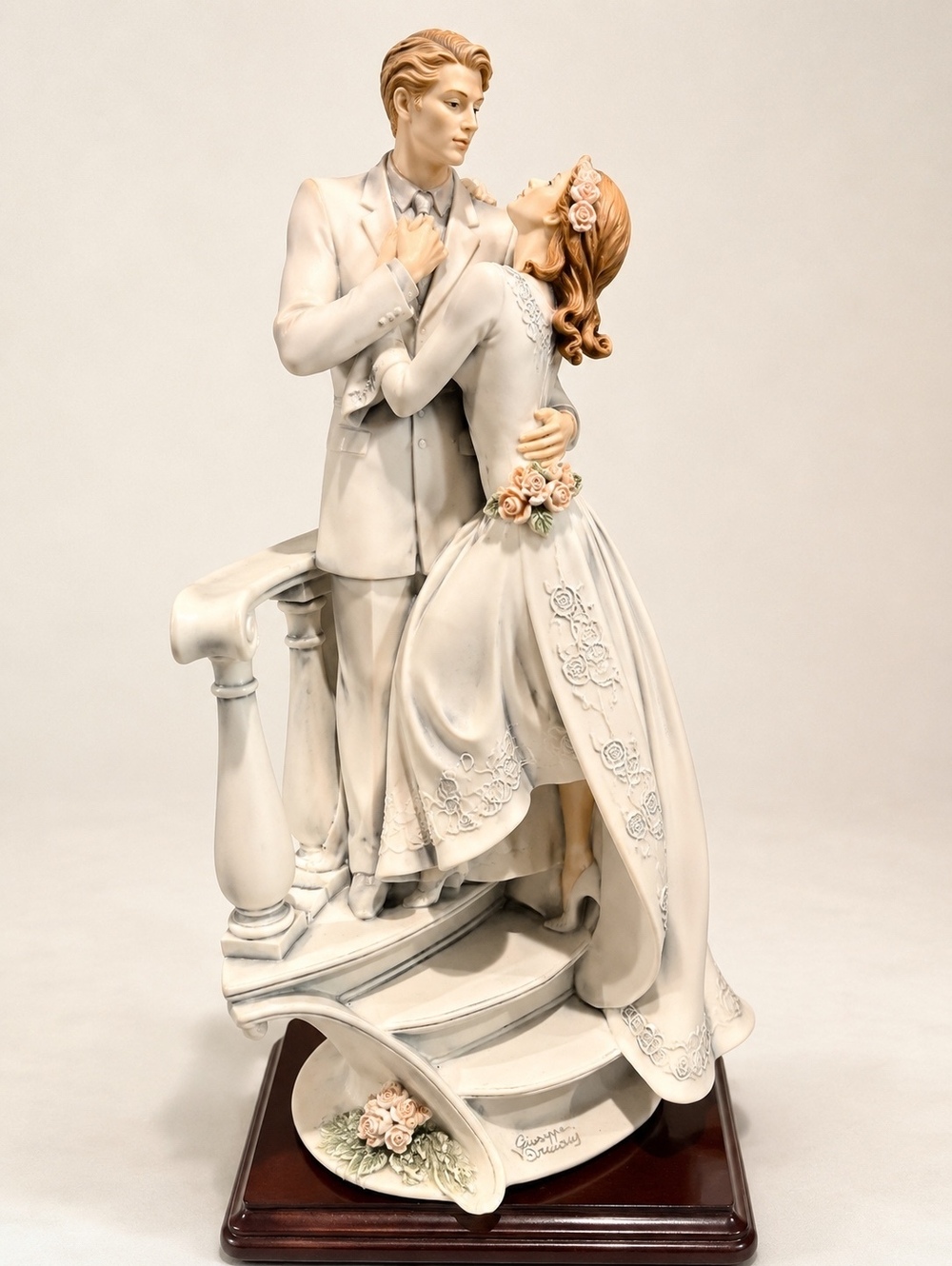 Giuseppe Armani #1611 Bride & Groom Wedding Figurine 2002 Italy